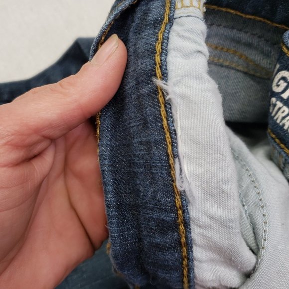 Athletic Dark Wash Levis Signature Straight Leg Jeans S67 30W X 28L - Picture 6 of 8